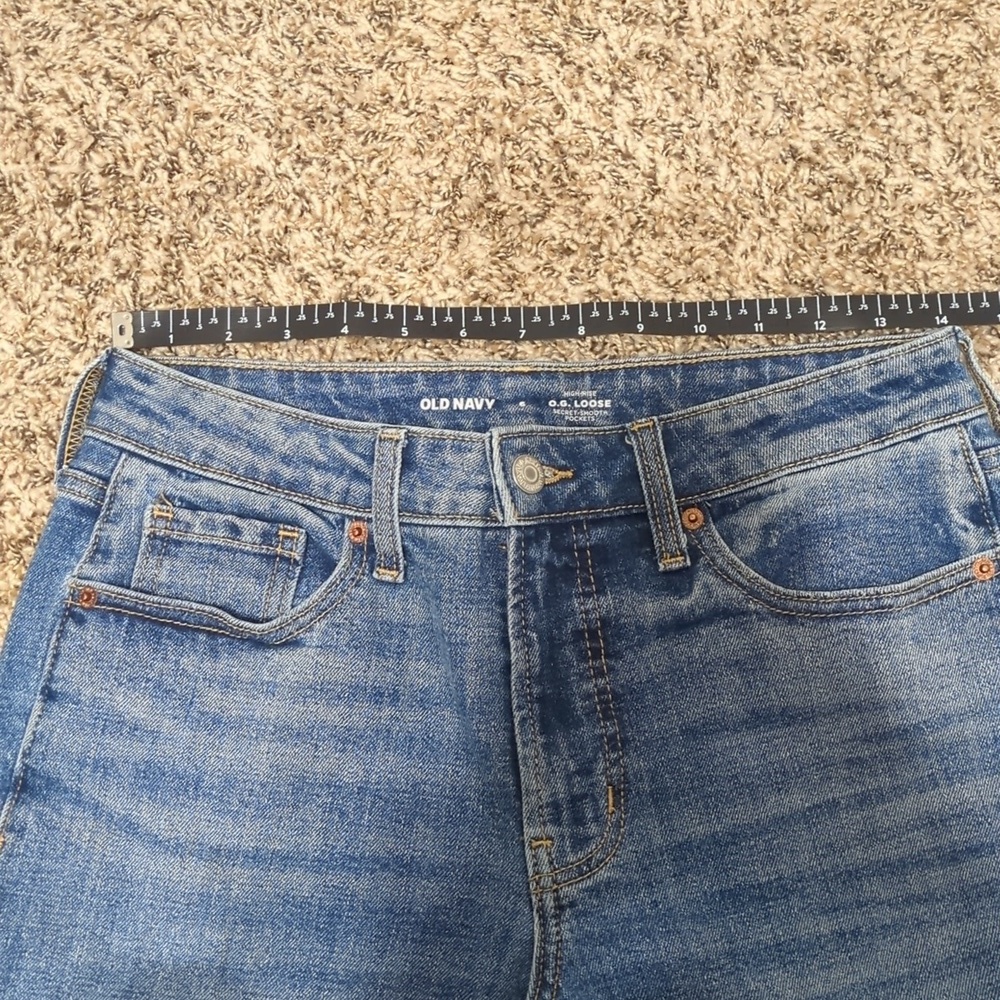 Old Navy O.G. Loose medium blue Courtney high rise jeans - Picture 8 of 13